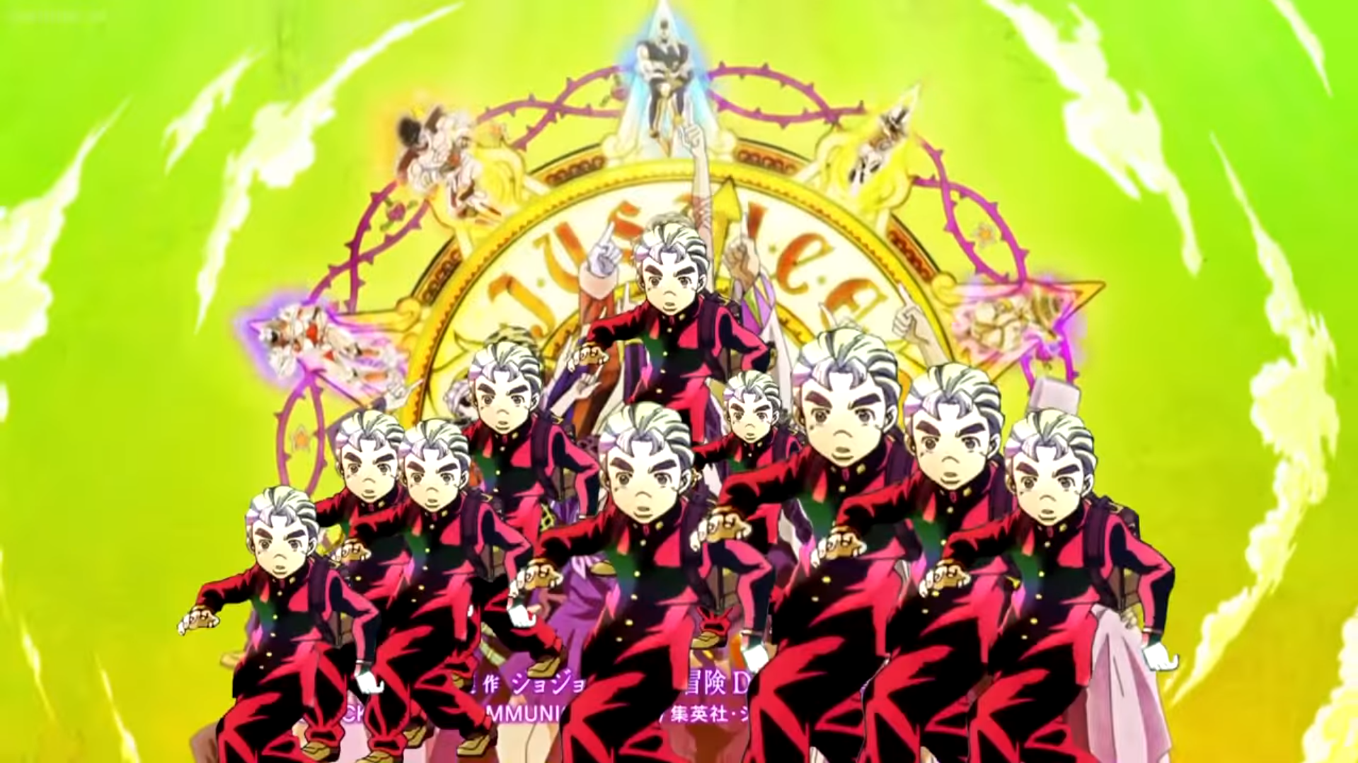 Customize jojo but mostly memes and koichi pose