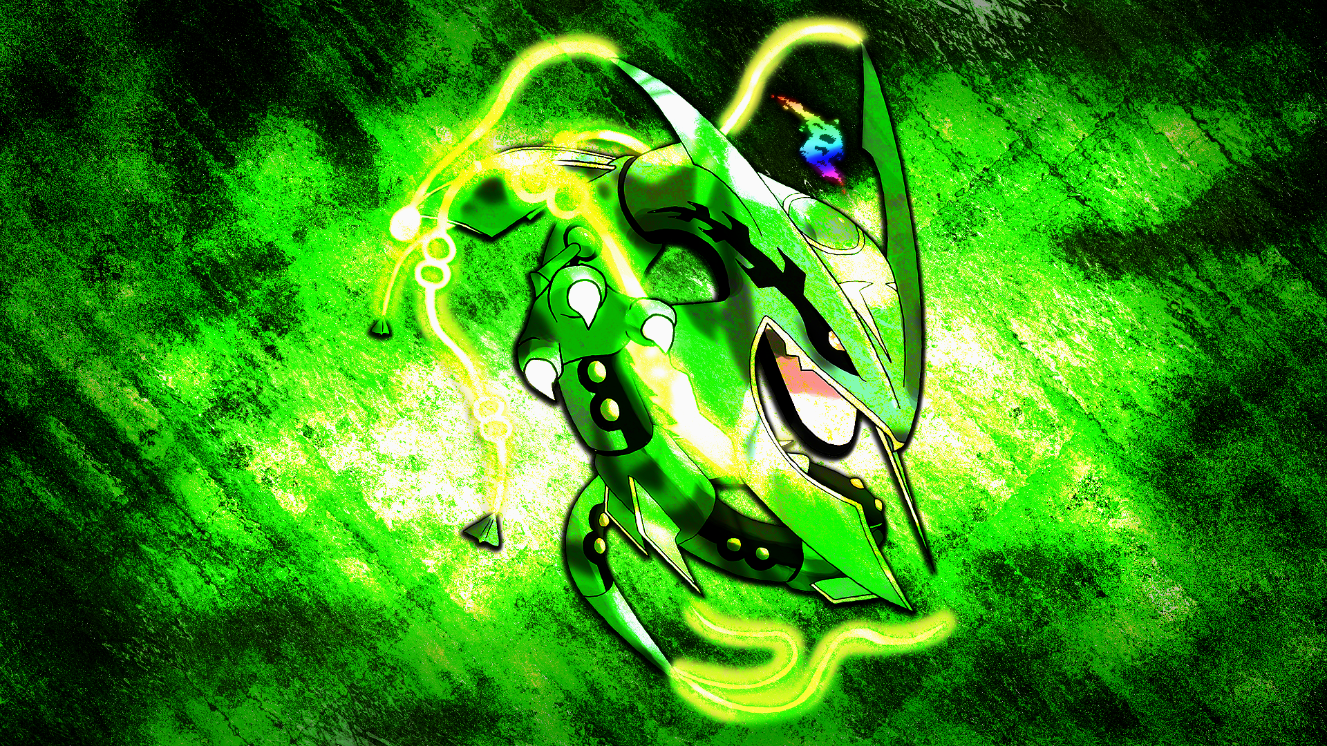 Mega Rayquaza Wallpaper Chrome Theme - ThemeBeta