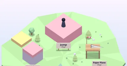 Jump, a mini-game on ThemeBeta