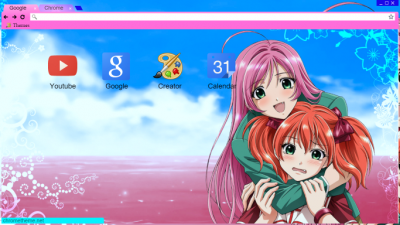 Moka and Kokoa chrome theme (pink tool bar)