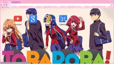 Toradora! Pink Background