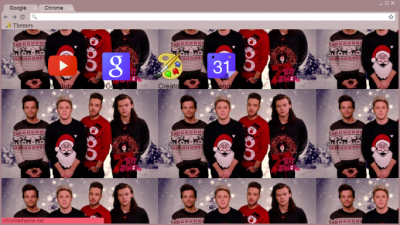 One Direction Christmas Theme 