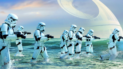 Stormtroopers on Scarif