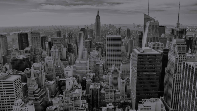 NYC Cityscape Black & White