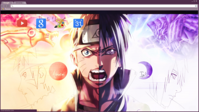 Naruto Uzumaki and Sasuke Uchiha