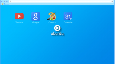 Ubuntu light blue