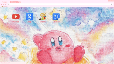 Watercolor Kirby