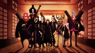 One Piece chrome theme 1920 x 1080 HD