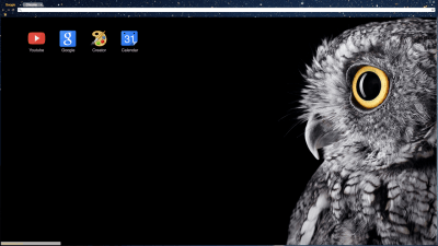 Surface Studio Owl with Starry Header