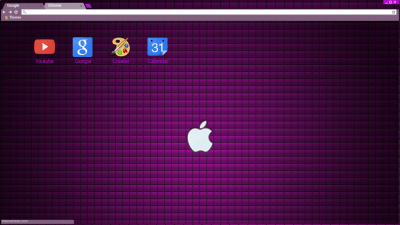 Apple Mac Purple Theme