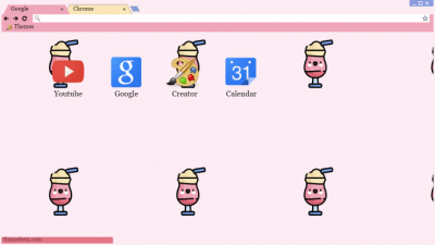 Minimalist Kawaii Milkshake Theme