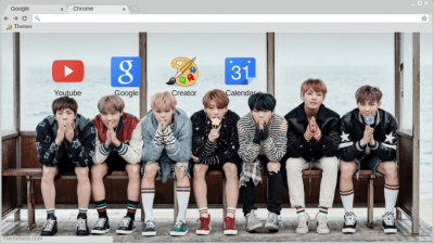 You Never Walk Alone - BTS Chrome Theme