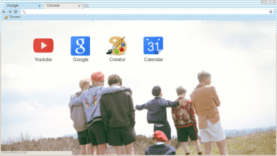 Young Forever - BTS Chrome Theme