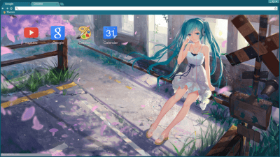 Miku by the Railway