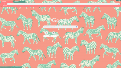 Salmon Print Zebras 