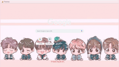 BTS Chibi Spring Day Art