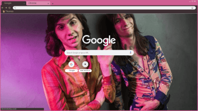 The Lemon Twigs chrome theme