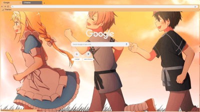 Sword Art Online: Alicization Google Chrome Theme