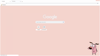 minimalist peachy theme