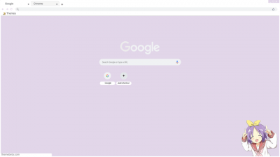 minimalist purple theme