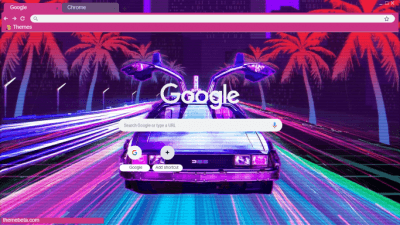 Retro Lux Cars Retrowave 4k