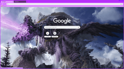 Violet Dragon Theme