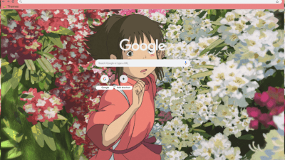 Chihiro in the Flowers