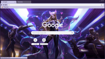 Ahri K/DA 1366x768