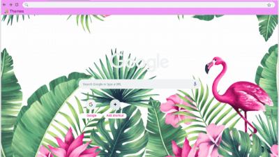 Tropical Pink Flamingo