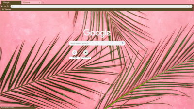 Minimalist Palm Leaves