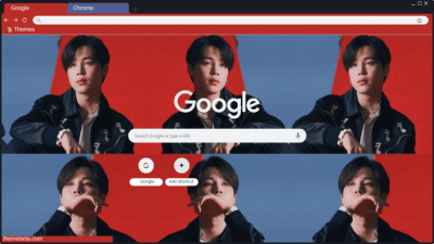 Jimin BTS blue & red theme