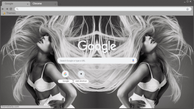 Ariana Grande Black and White theme