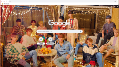 Seventeen (K-Pop) You Make My Day Theme for Chrome