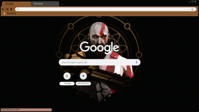 Kratos Minimal Artwork 4k