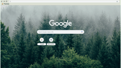 Foggy forest theme