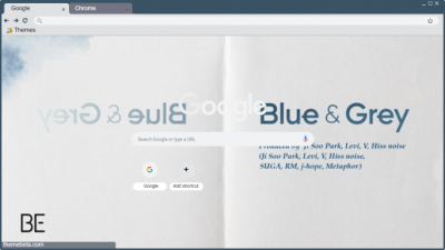 BTS Blue & Grey Theme 