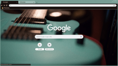 Teal Guitar Chill Theme
