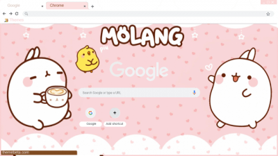 Pink Hearts Molang