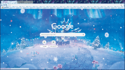 Animal Crossing Winter Theme