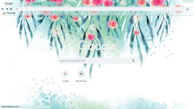 Floral Background Watercolor