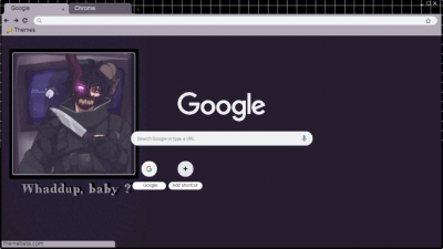 Corpse Husband Purple Aesthetic Chrome theme