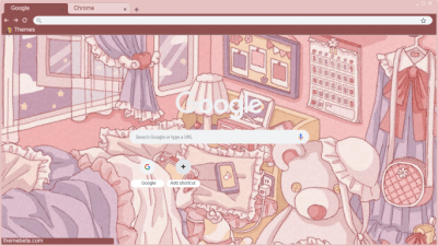 Pink Aesthaetic cute , kawaii Chrome theme 