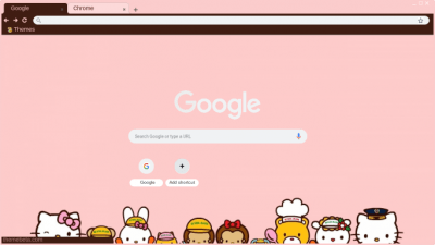 cute/kawaii sanriocore chrome theme