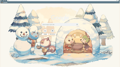 animal crossing: winter (1920x1080) 