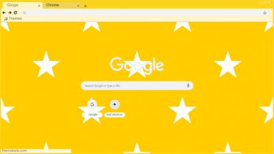 stars on yellow background