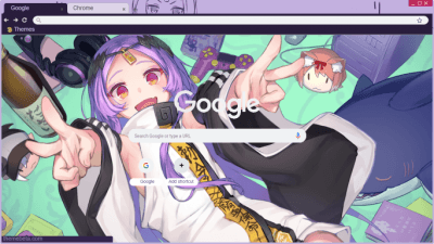 High Gamer Jiangshi Taoshan Vtuber Chrome Theme