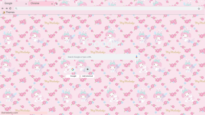 my melody bunny theme