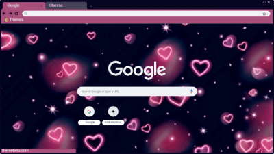 aesthetic y2k black and pink hearts theme ✧˚ · .