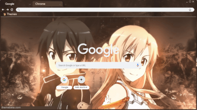 Kirito Asuna Gold Theme