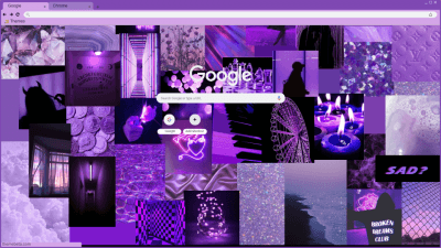 Aesthetic Purple Collage